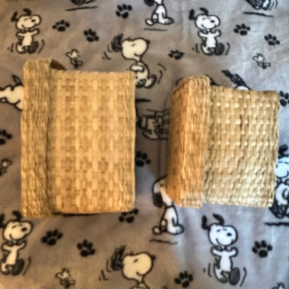 IKEA Natural Woven storage Baskets Set of 2